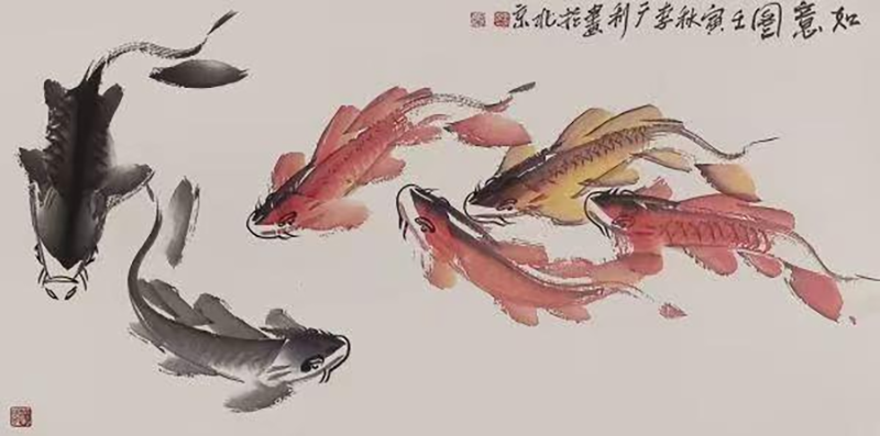 “品鉴”——中国美术、书法主题展:如意图(李广利)