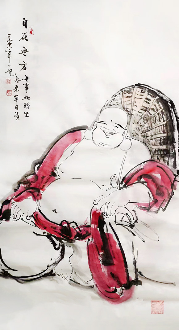 “品鉴”——中国美术、书法主题展:自在四方(朱孝忠)