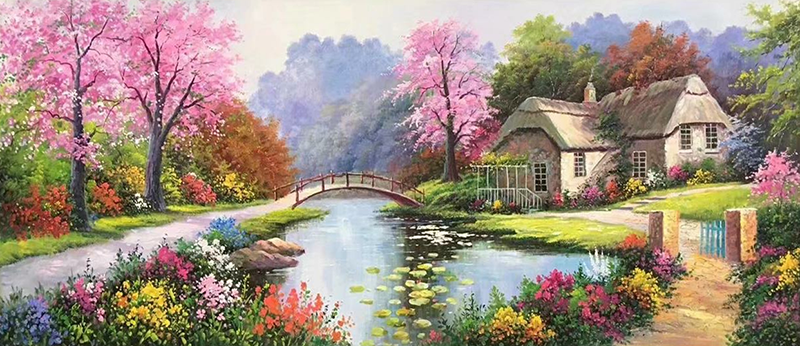 “品鉴”——中国美术、书法主题展:山居(王海龙)