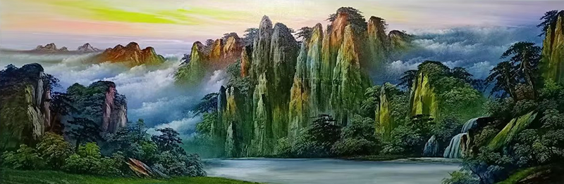 “品鉴”——中国美术、书法主题展:坐观云涛(王海龙)