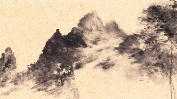 “品鉴”——中国美术、书法主题展:烟云松风(廖东才)